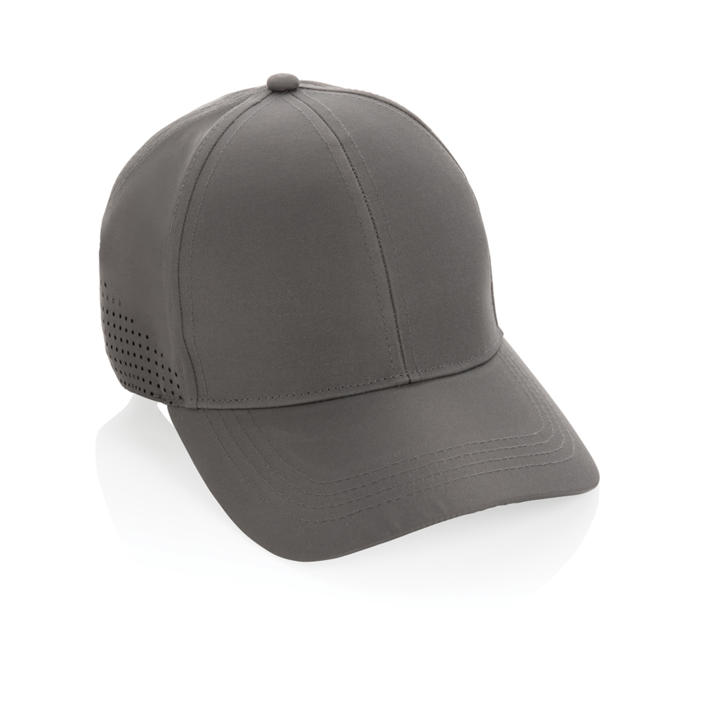 Impact AWARE™ 6 panel rpet sportcap - kopen of bedrukken - grijs (± PMS Cool Grey 9)