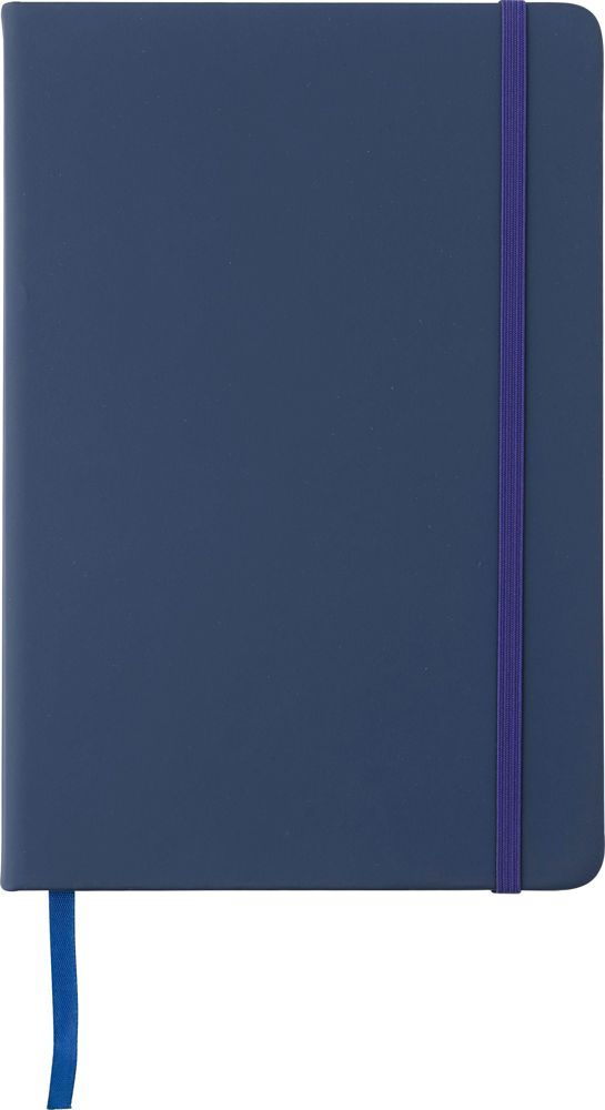 PU notitieboek Eva - voor bedrijven en relatiegeschenken - blauw