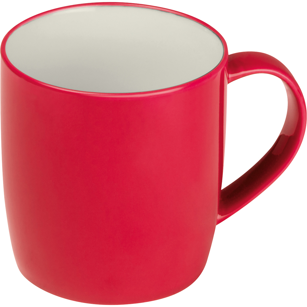 Kopje in leuke kleuren (300ml) - met logo of onbedrukt bestellen - Rood