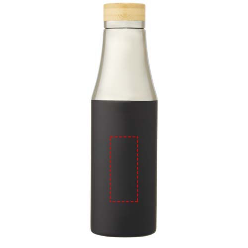 Hulan koperen vacuüm geïsoleerde roestvrijstalen fles van 540 ml met bamboe deksel