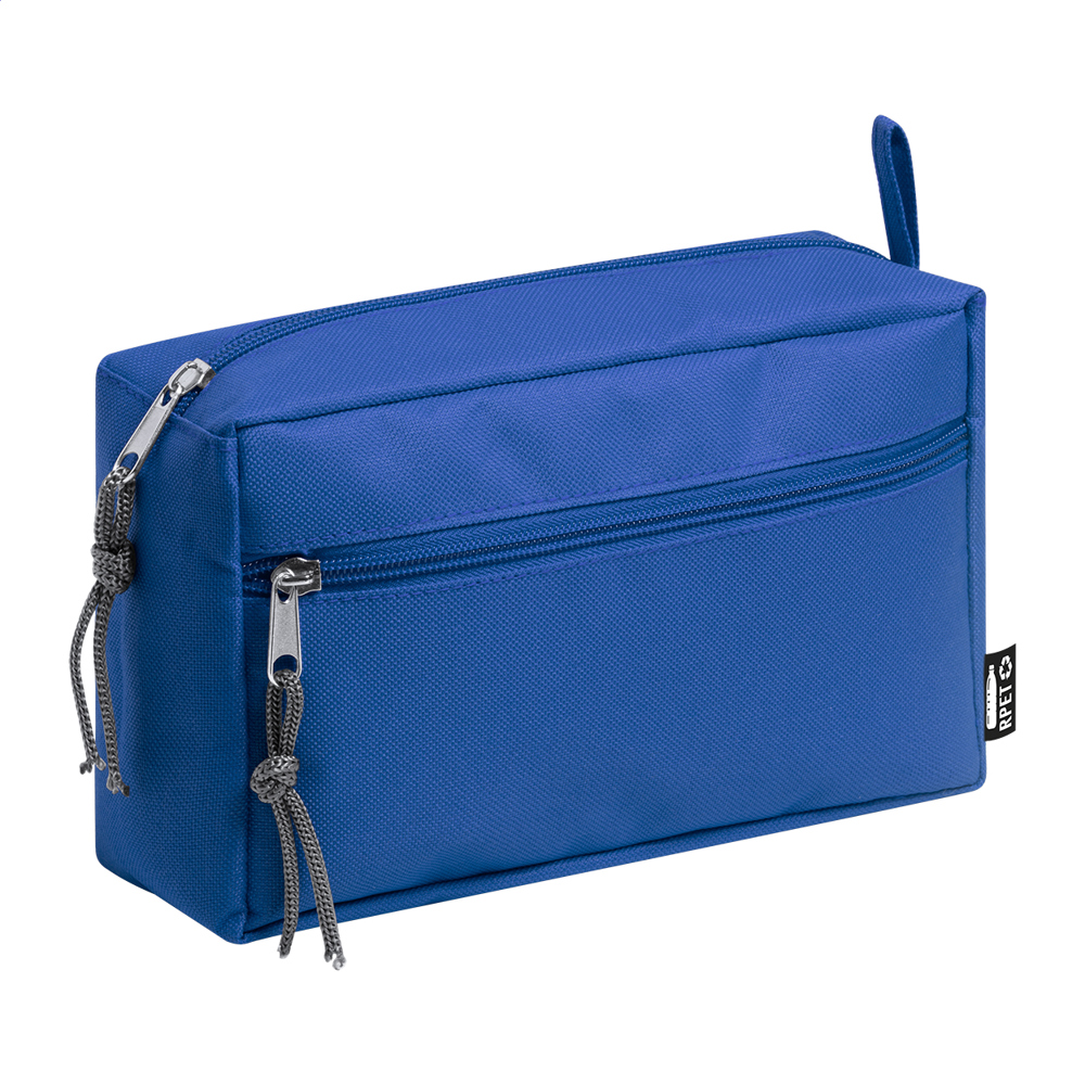 Cosmax - RPET-make-up tas - kopen of bedrukken - Blauw