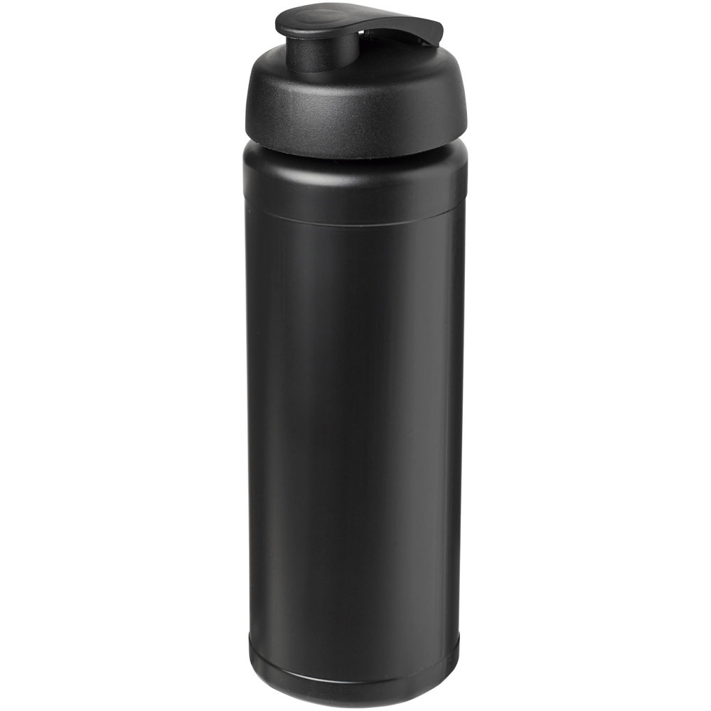 Baseline® Plus grip 750 ml sportfles met flipcapdeksel - kopen of bedrukken - Zwart