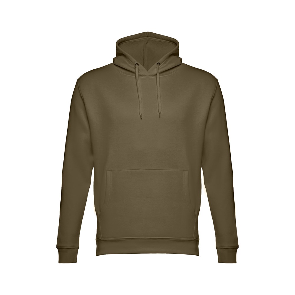 THC PHOENIX. Sweater (unisex) met capuchon in katoen en polyester - met logo of onbedrukt bestellen - Olijfgroen