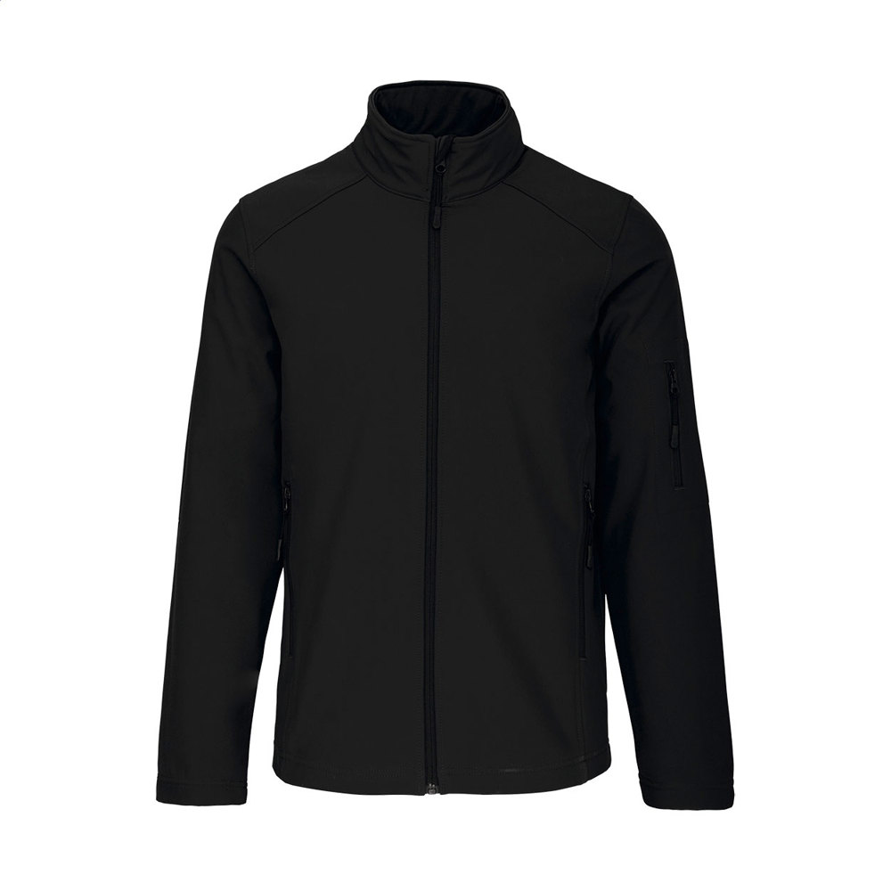 KA401 - 3-laags softshell jas - kopen of bedrukken - Zwart