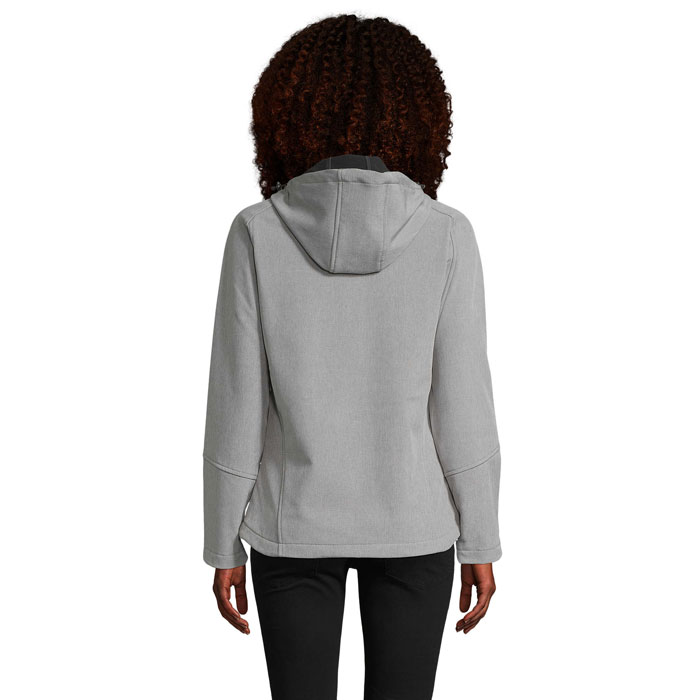 REPLAY WOMEN - REPLAY DAMES HOOD SOFTSHELL