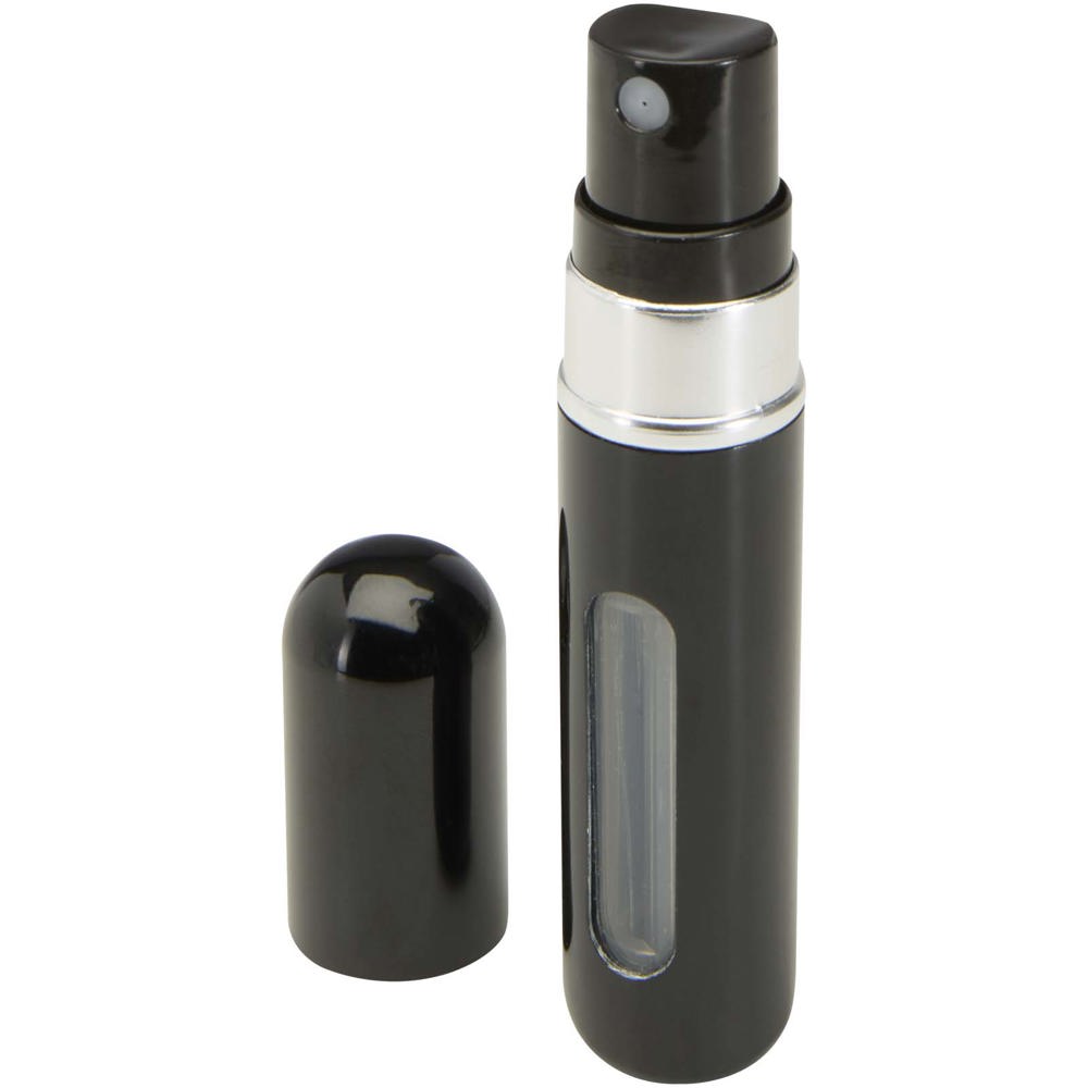Filla navulbare parfumfles van 5 ml - met logo of onbedrukt bestellen - zwart