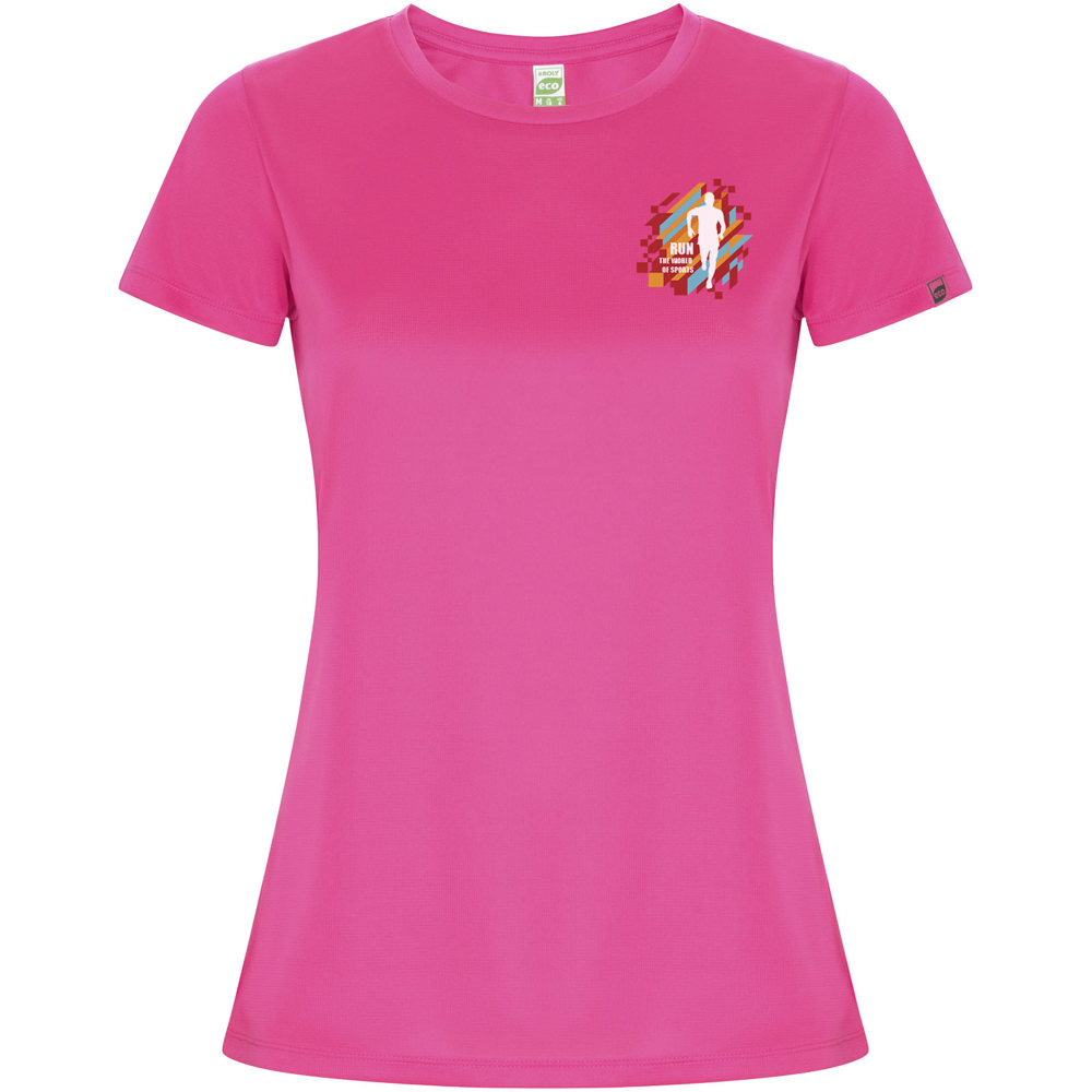Imola 135 g/m² sportshirt met korte mouwen voor dames