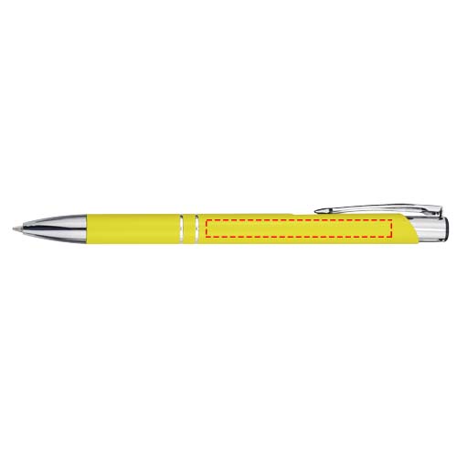 Moneta aluminium balpen (blauwe inkt)