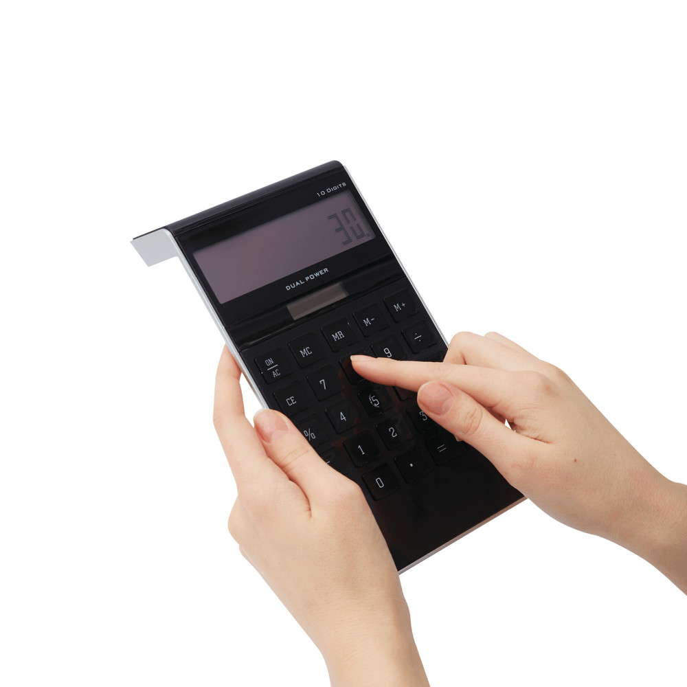Dotty Matrix - Elegant vormgegeven dual-power calculator - bedrukt of onbedrukt verkrijgbaar