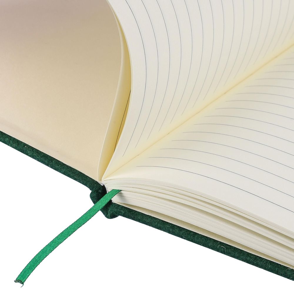 Gerecycled vilt notitieboek (A5) Dario Original