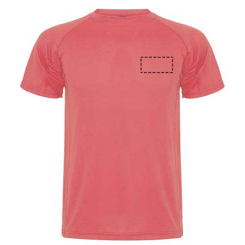 Montecarlo 150 g/m² sportshirt met korte mouwen voor kinderen