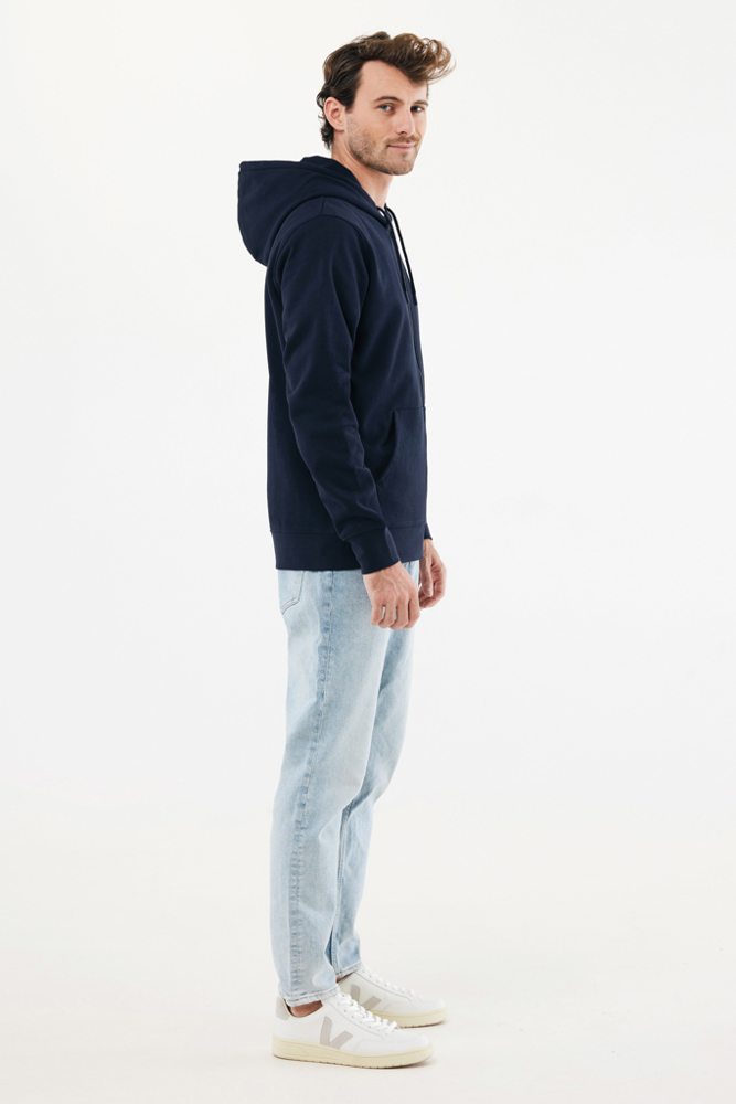 IQONIQ Abisko gerecycled katoen hoodie met rits