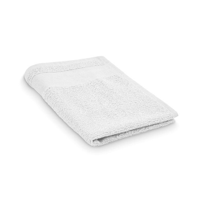 ISLAND 30 - Katoenen gastendoek - bedrukt of onbedrukt verkrijgbaar - Wit