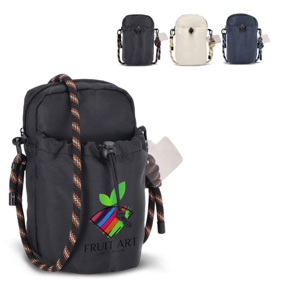 Hydrate Everyday Essentials pouch met paracord draagkoord - bedrukt of onbedrukt verkrijgbaar