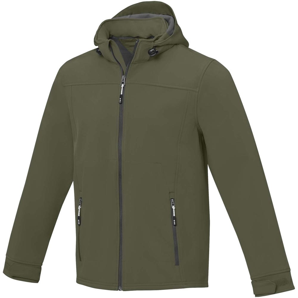 Langley softshell heren jas - voor bedrijven en relatiegeschenken - Bosgroen