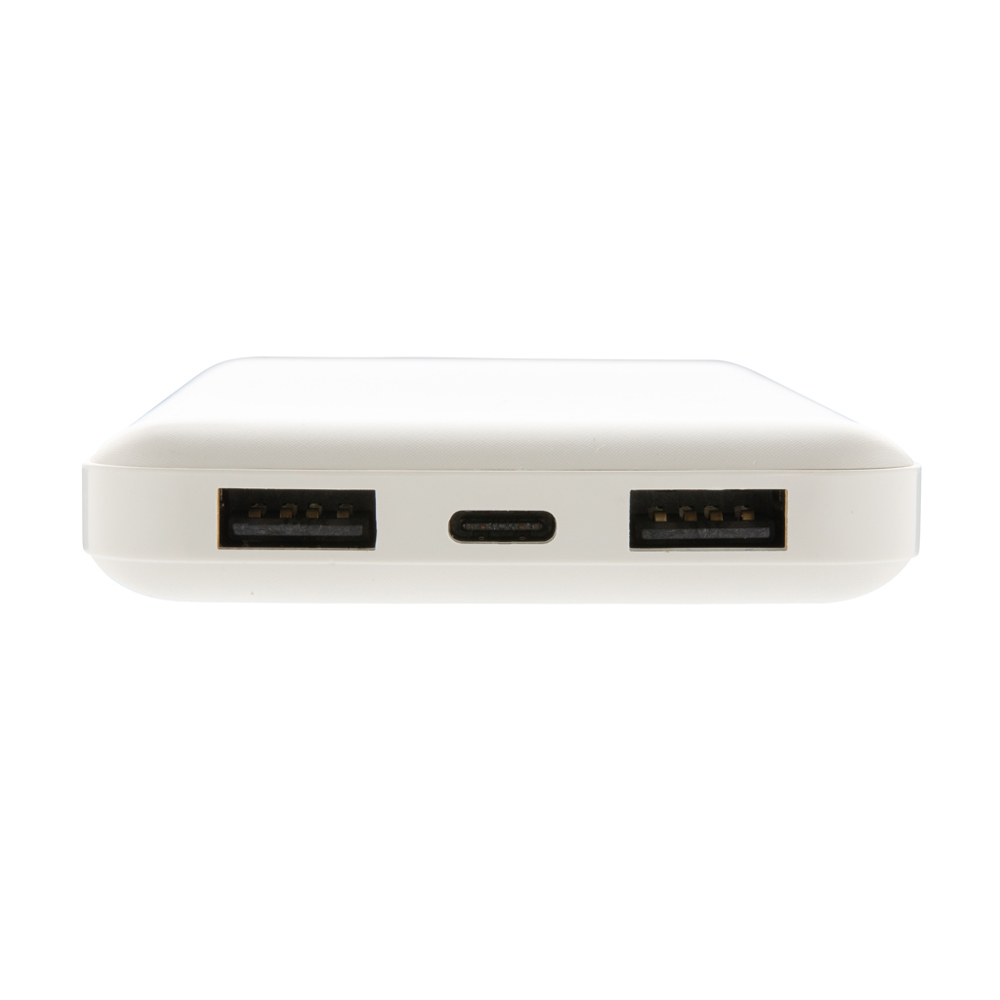 High density 10.000 mAh zakformaat powerbank