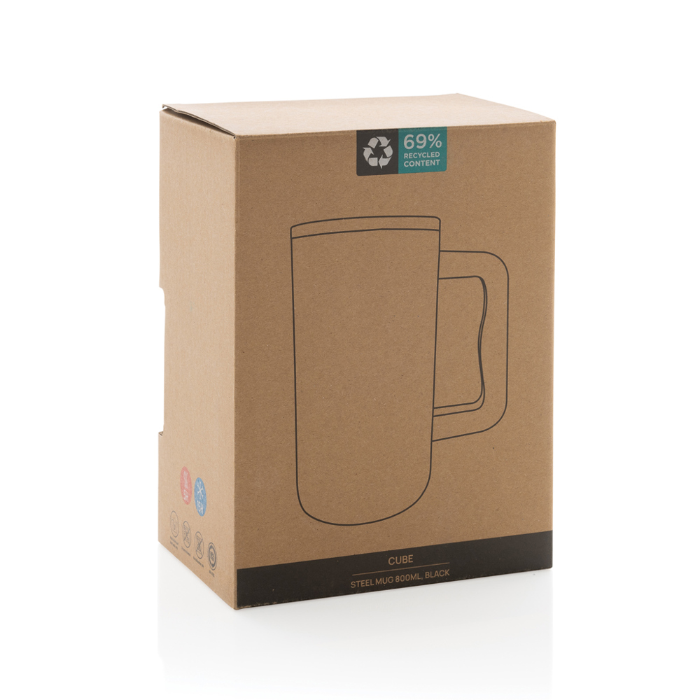 Cube RCS gerecycled RVS beker 800ml