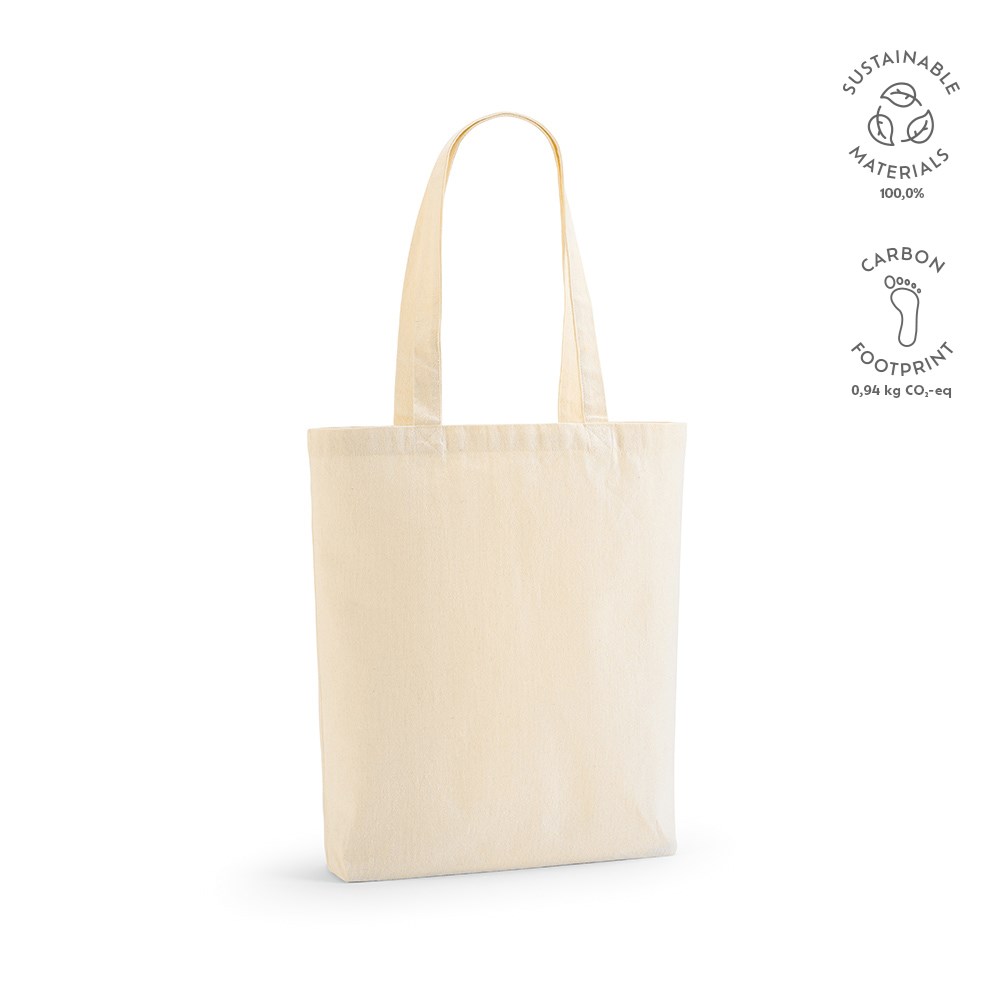 Logan boodschappentas gerecycled katoen 280 gsm - voor bedrijven en relatiegeschenken - Natuurlijk
