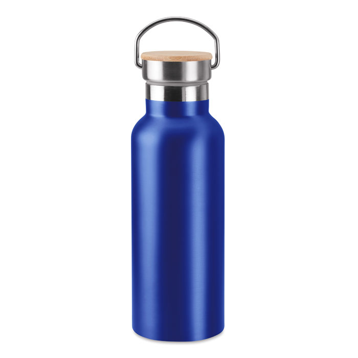 HELSINKI - Dubbelwandige fles 500ml - voor bedrijven en relatiegeschenken - blauw