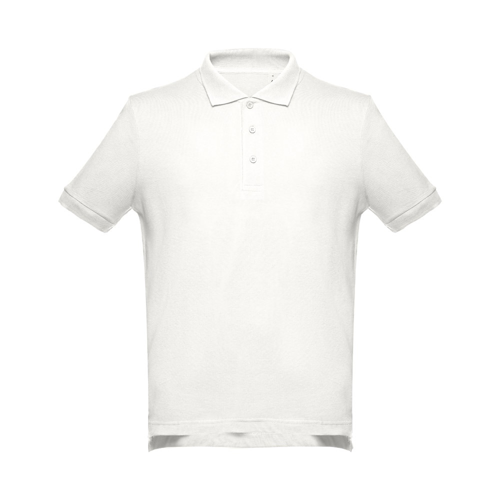 THC ADAM 3XL. Polo t-shirt voor mannen - met logo of onbedrukt bestellen - Pastel wit