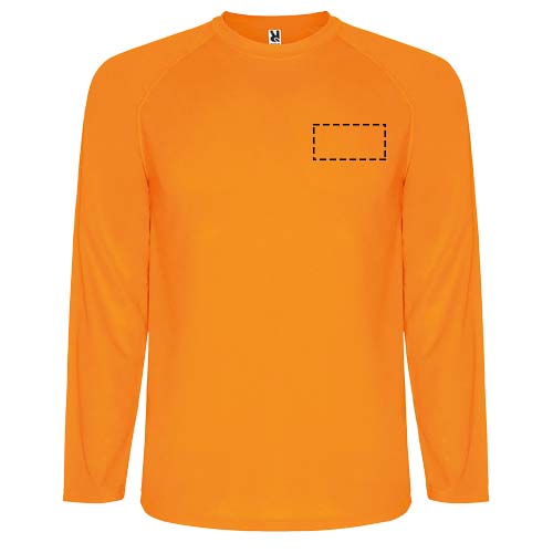 Montecarlo 150 g/m² kinder sport t-shirt lange mouw