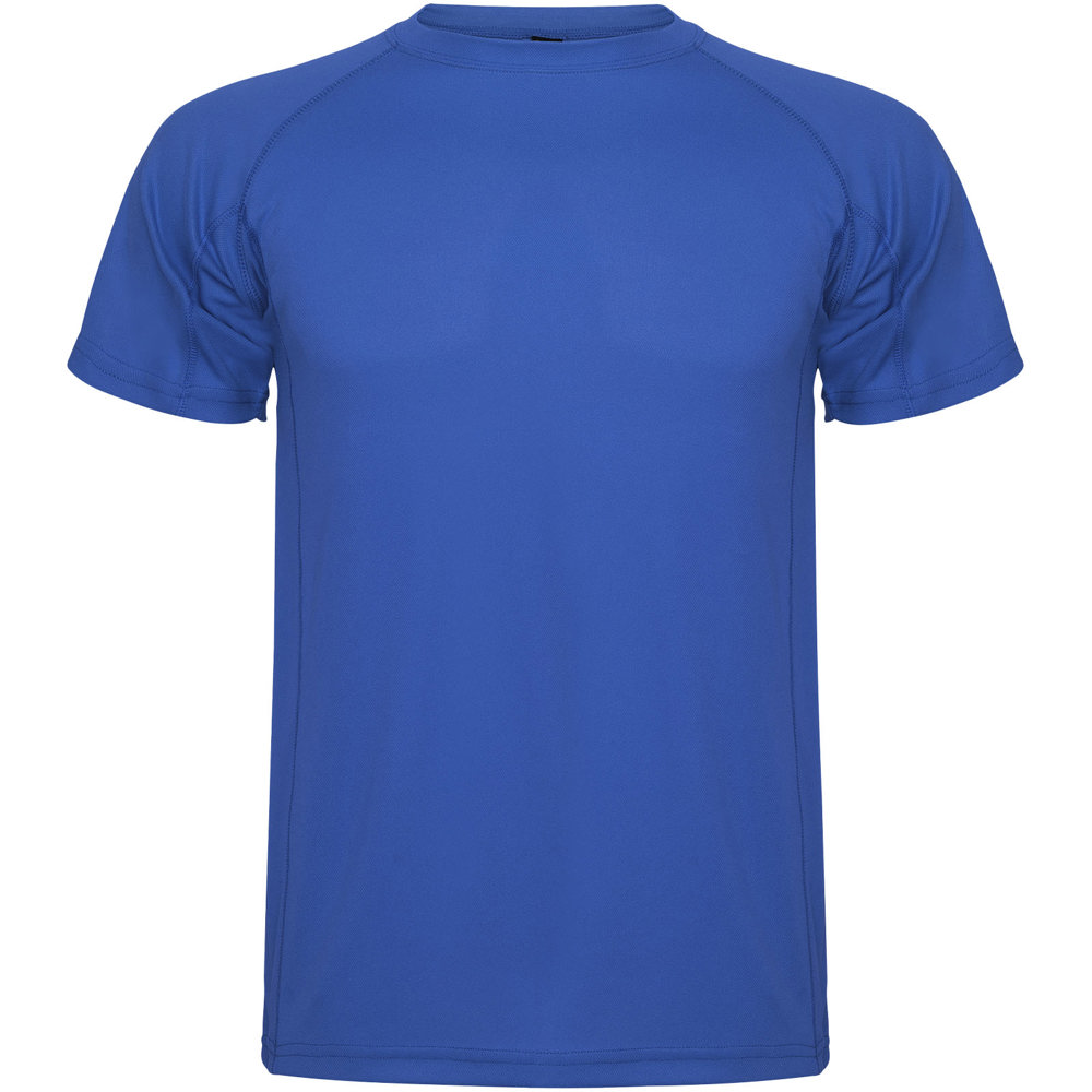 Montecarlo sportshirt met korte mouwen voor heren - met logo of onbedrukt bestellen - Koningsblauw