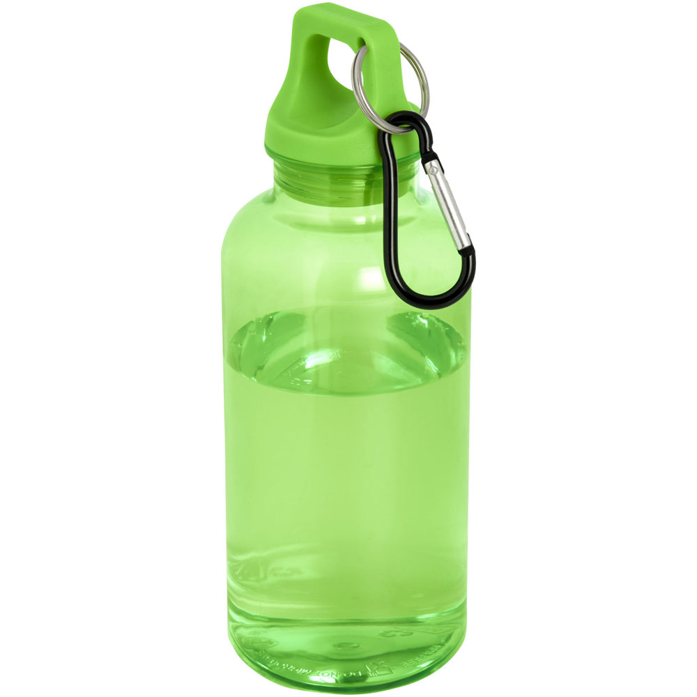Oregon 400 ml waterfles van RCS-gecertificeerd gerecycled plastic met karabijnhaak - kopen of bedrukken - Groen