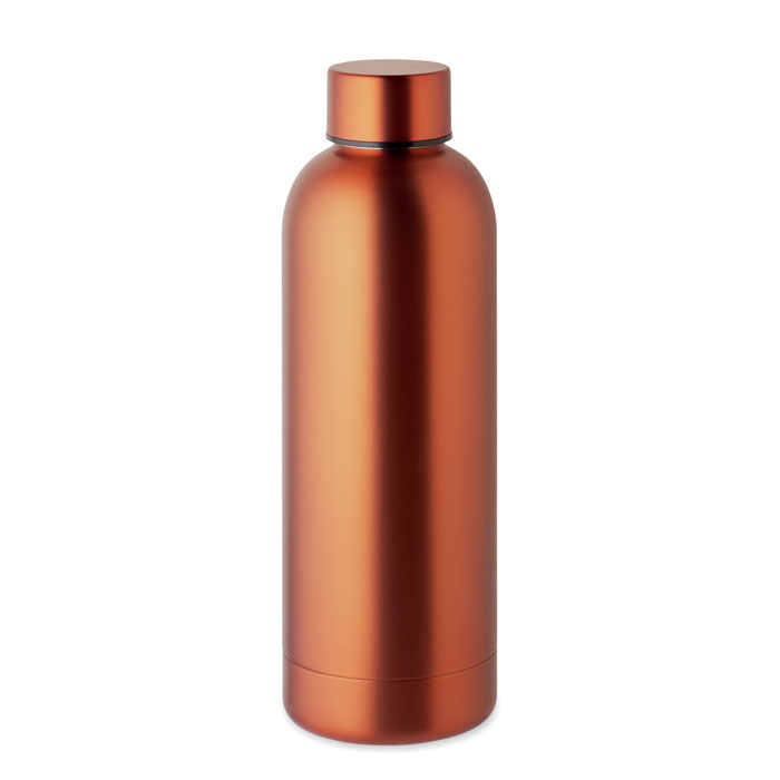 ATHENA - Gerecyclede RVS fles - met logo of onbedrukt bestellen - Oranje
