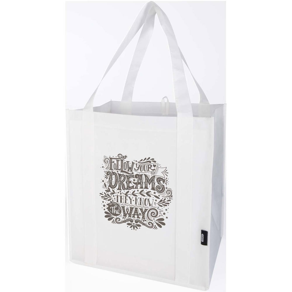 Liberty GRS gerecycled non woven draagtas met bodemplaat 29 l