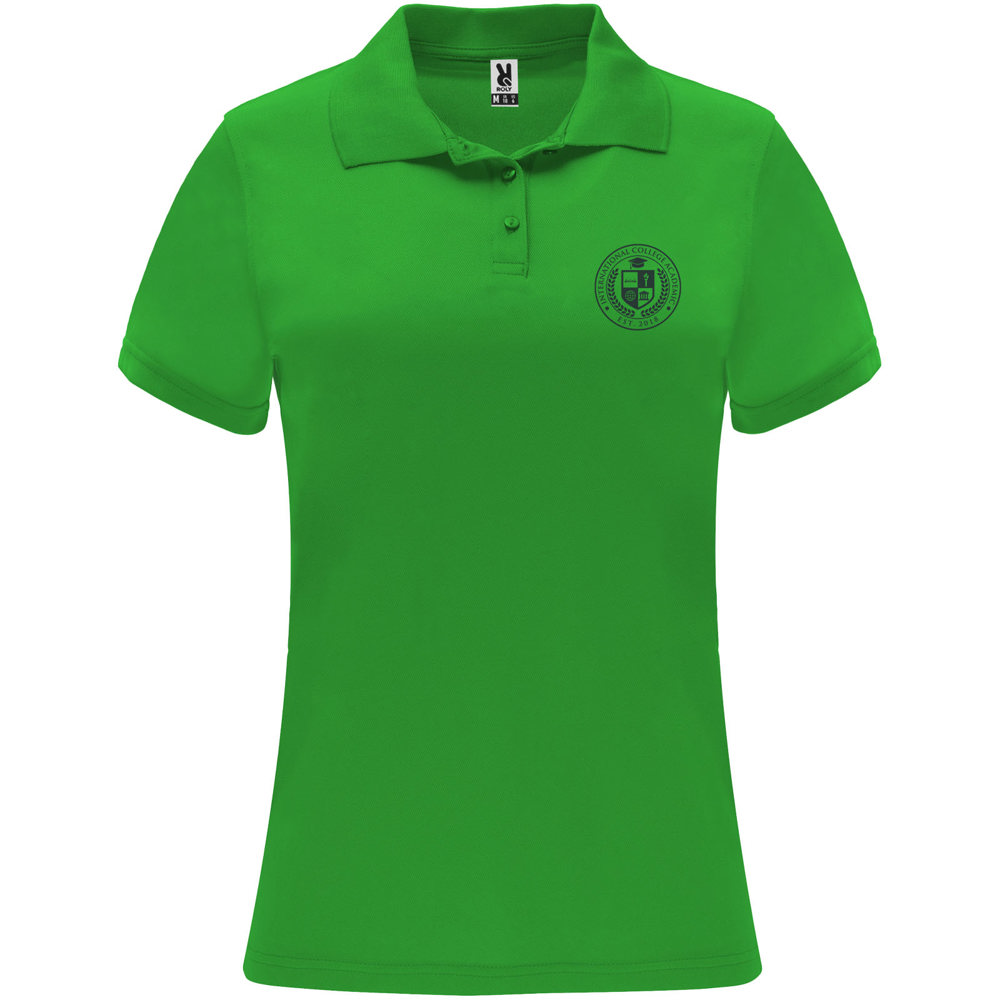 Monzha 150 g/m² sportpolo met korte mouwen voor dames
