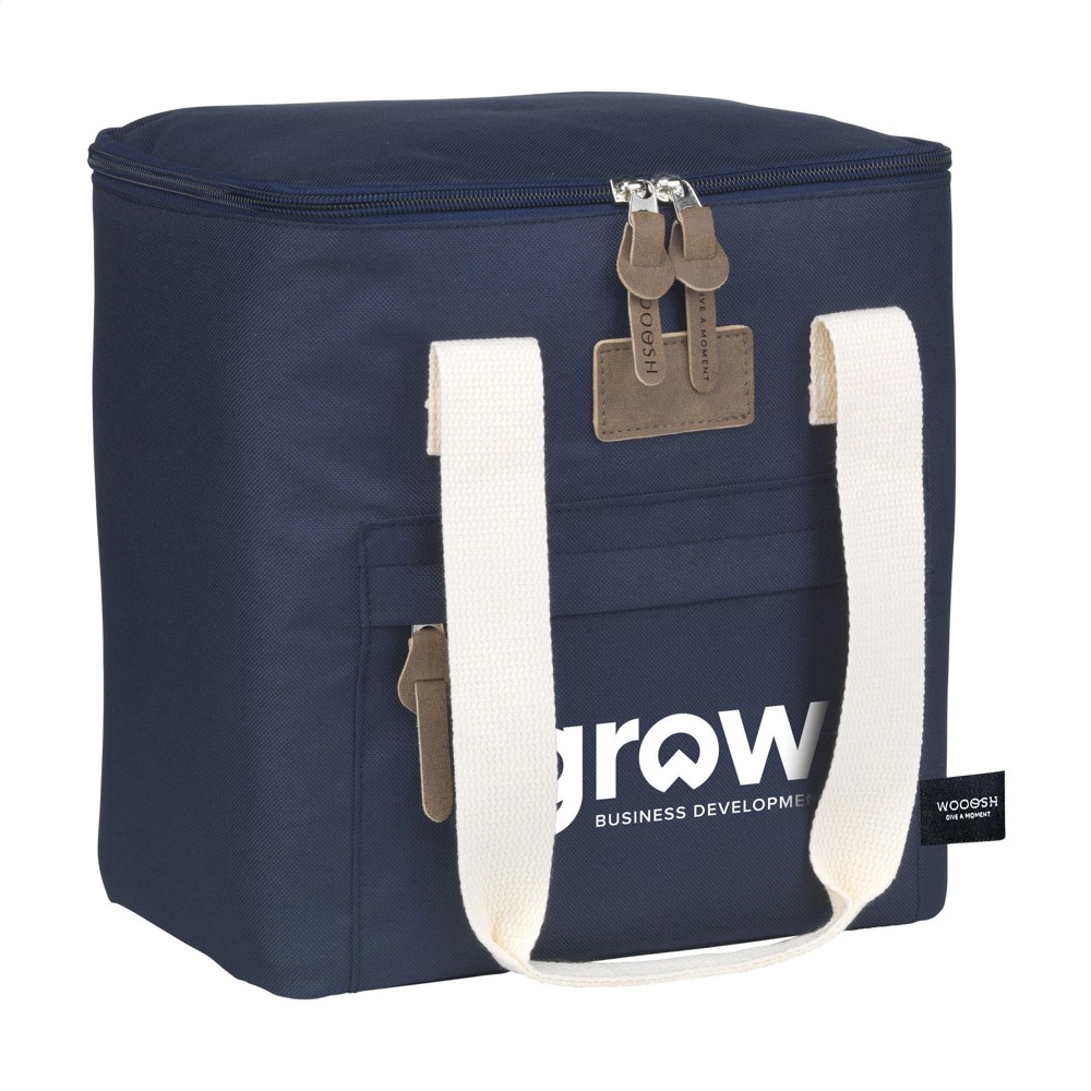 Wooosh Callisto de Luxe GRS RPET Cooler koeltas - donkerblauw (± PMS 533C)