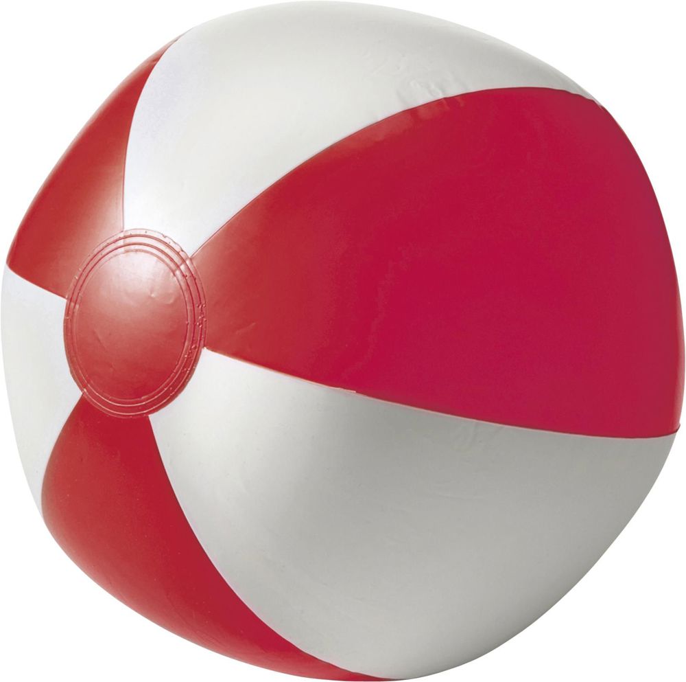 PVC strandbal Lola - voor bedrijven en relatiegeschenken - rood