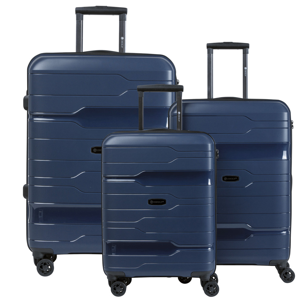 MEMPHIS - Trolley-set - voor bedrijven en relatiegeschenken - blauw