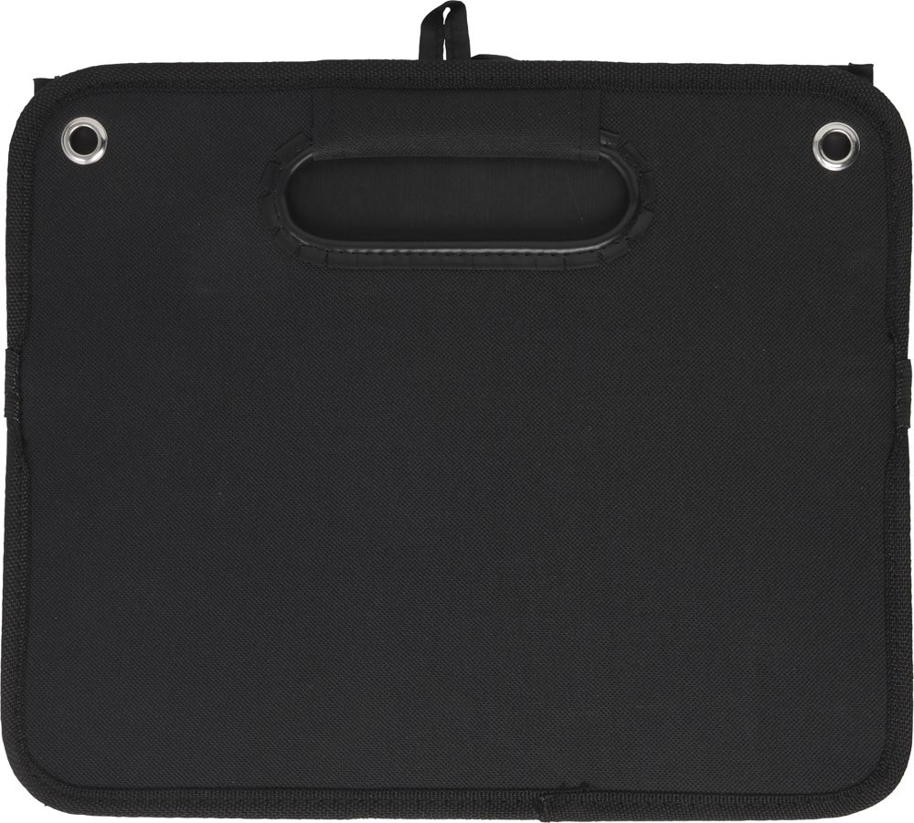 Polyester (600D) auto organizer Simon - bedrukt of onbedrukt verkrijgbaar - Zwart