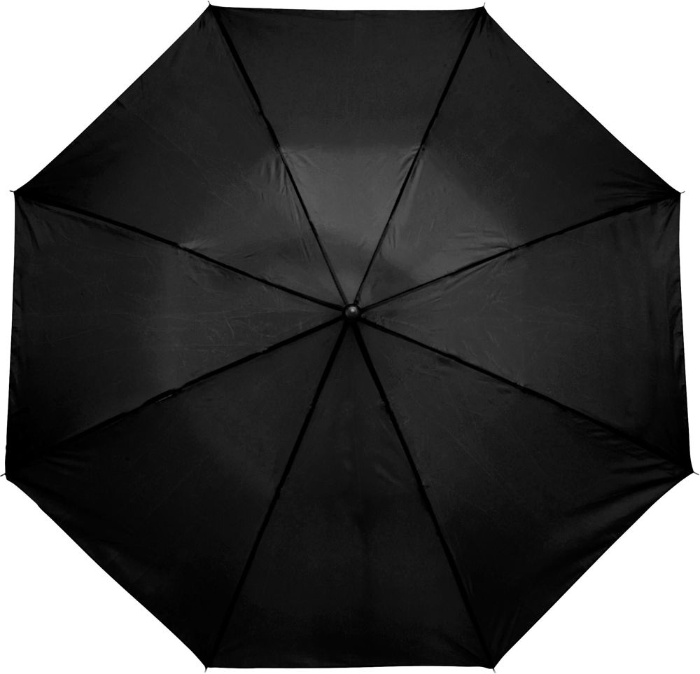 Polyester (190T) paraplu Mimi - kopen of bedrukken - Zwart