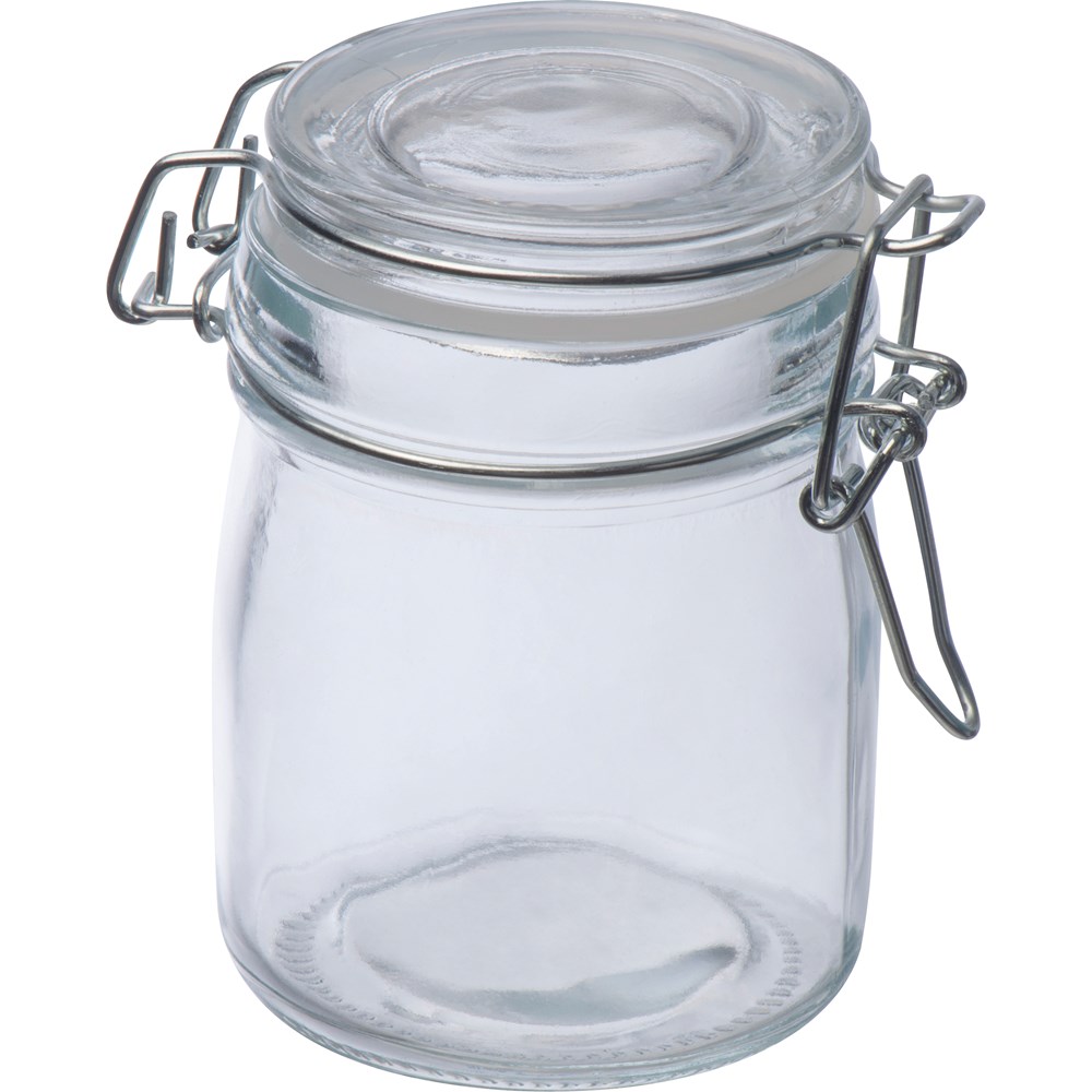 Voorraadpot van glas, 150 ml - bedrukt of onbedrukt verkrijgbaar