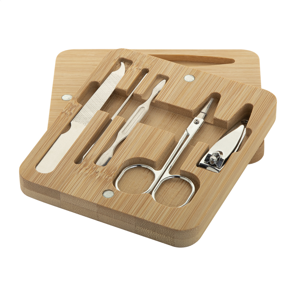 Manoky - bamboe manicureset - kopen of bedrukken