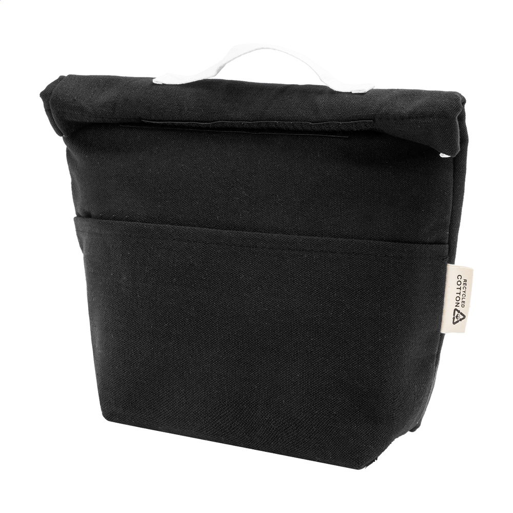 Rekan Cool - gerecyclede canvas koeler tas - met logo of onbedrukt bestellen - Zwart