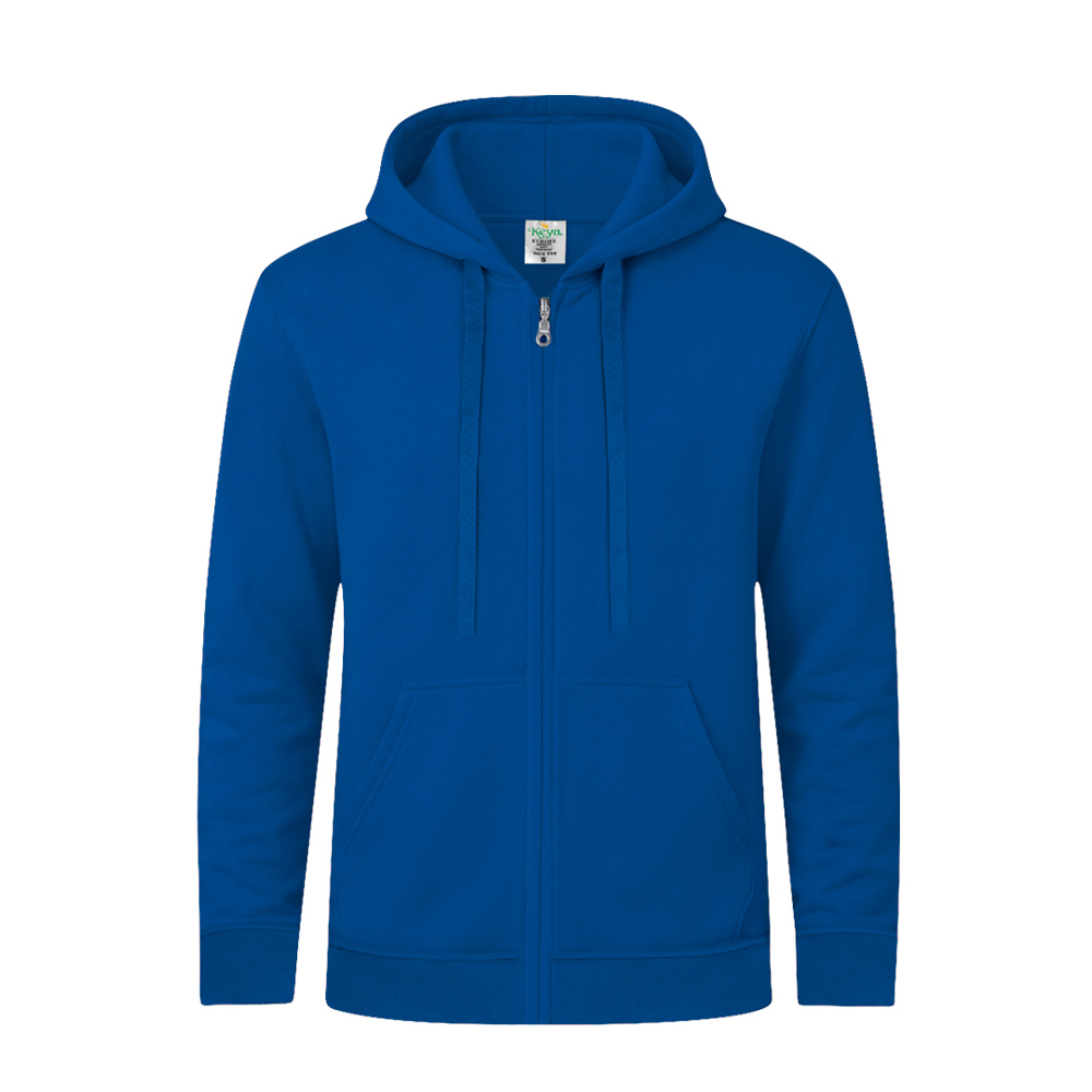 Volwassene Hooded + Rits Sweatshirt "keya" SWZ280 - bedrukt of onbedrukt verkrijgbaar - AZUL