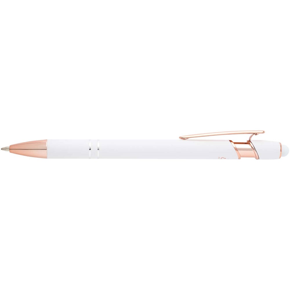 Nanna balpen met roségouden afwerking (zwarte inkt)