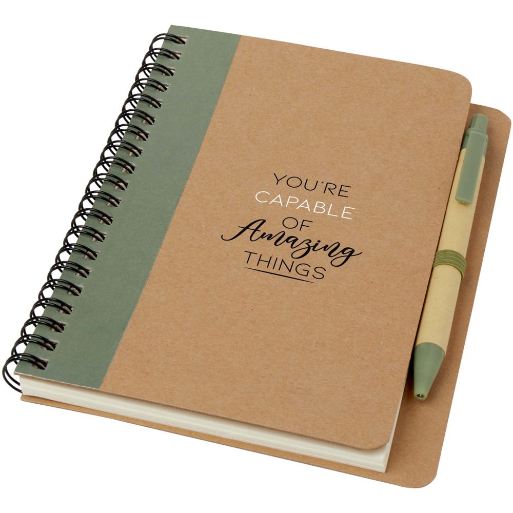 Priestly gerecycled notitieboek met pen