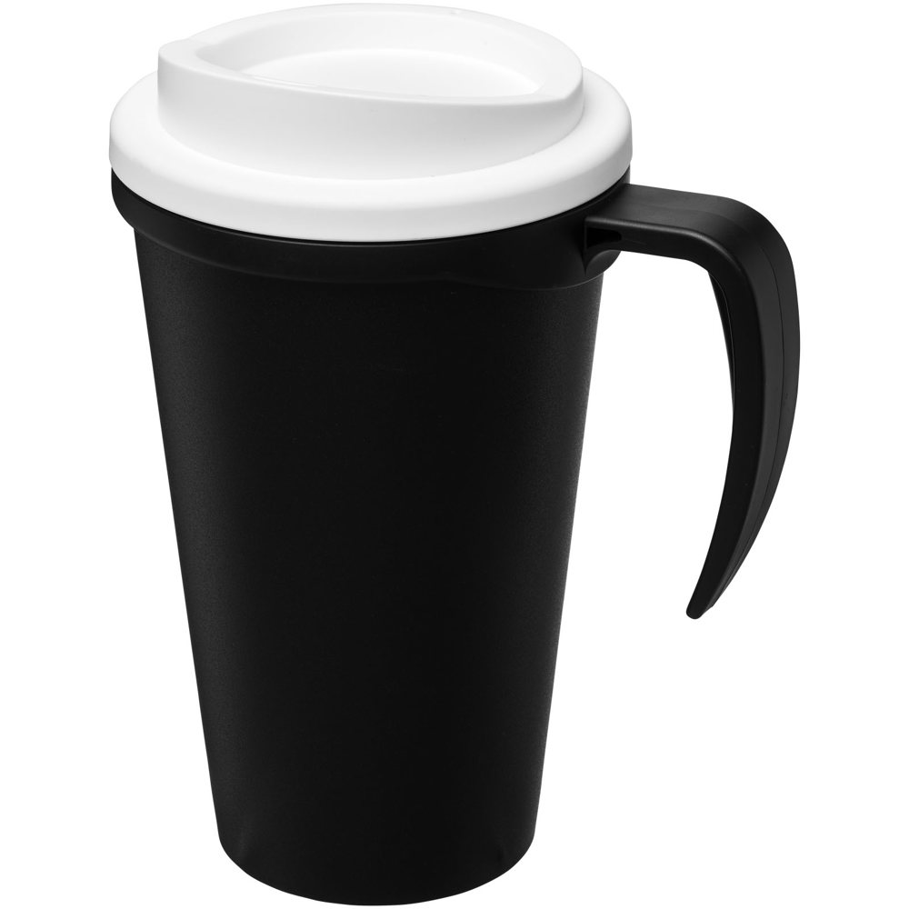 Americano® grande 350 ml geïsoleerde beker - bedrukt of onbedrukt verkrijgbaar - Zwart, Wit