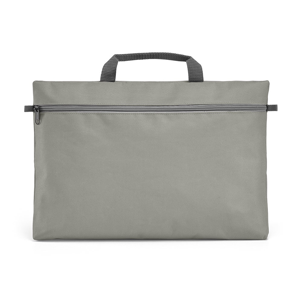 MILO. 600D polyester Documententas - voor bedrijven en relatiegeschenken - Grijs