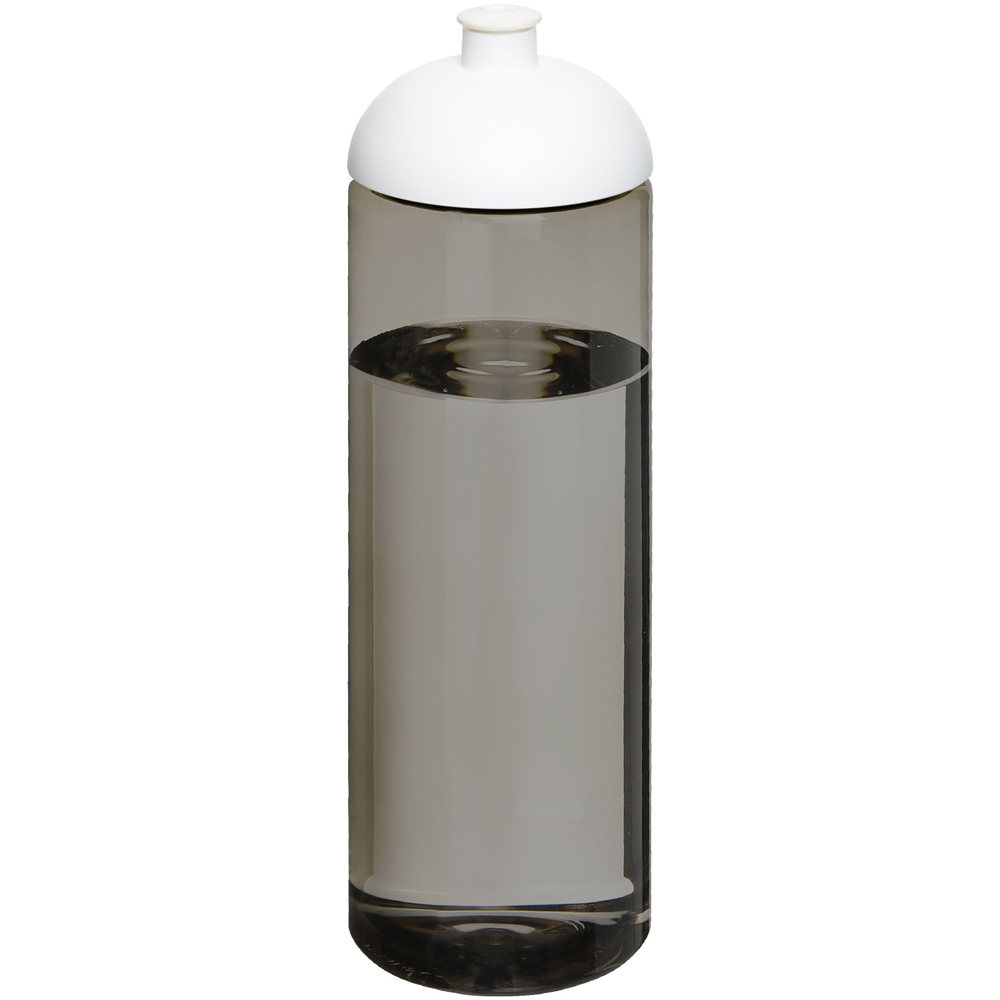 H2O Active® Eco Vibe 850 ml drinkfles met koepeldeksel - met logo of onbedrukt bestellen - Houtskool, Wit