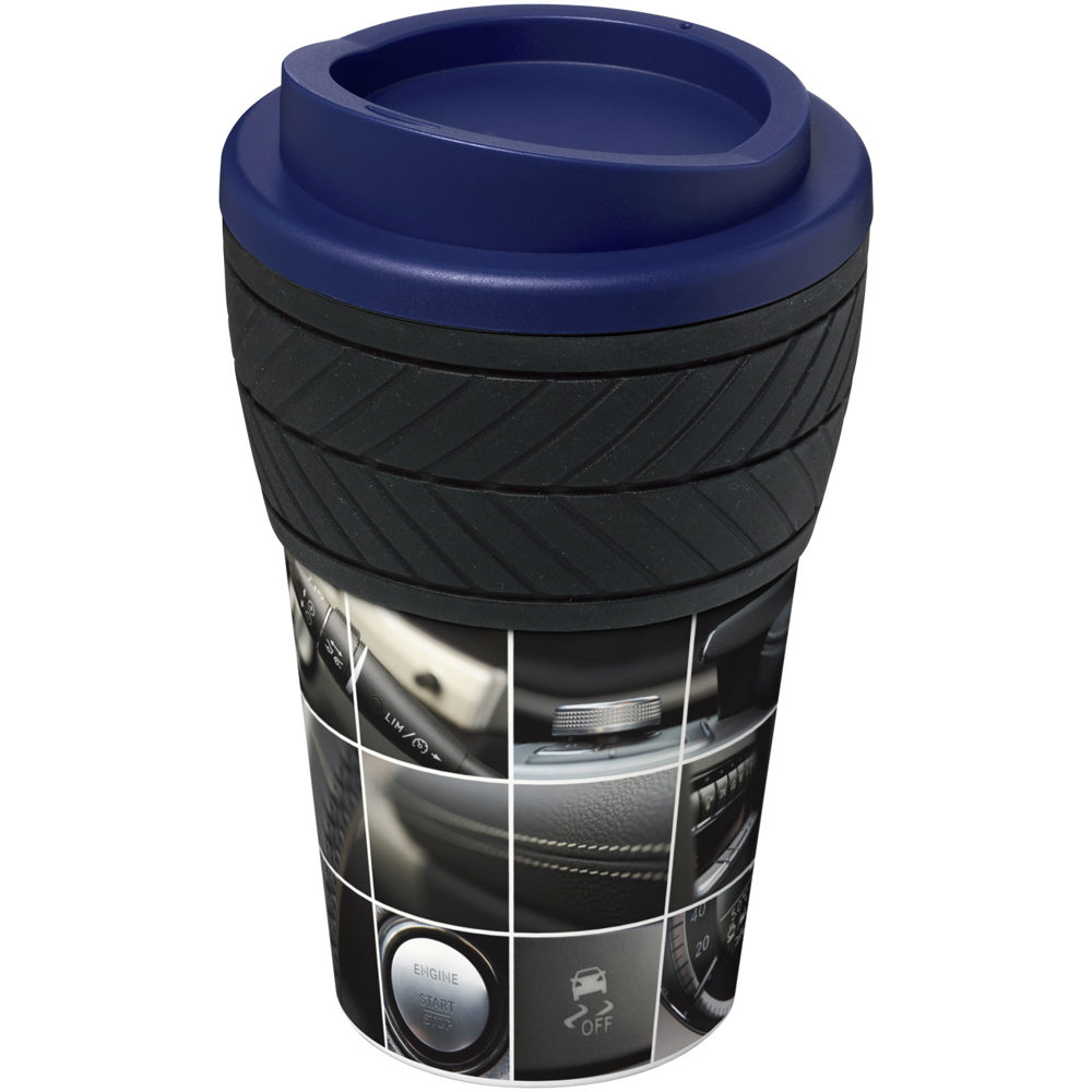 Brite Americano® tyre 350 ml geïsoleerde beker - bedrukt of onbedrukt verkrijgbaar - blauw