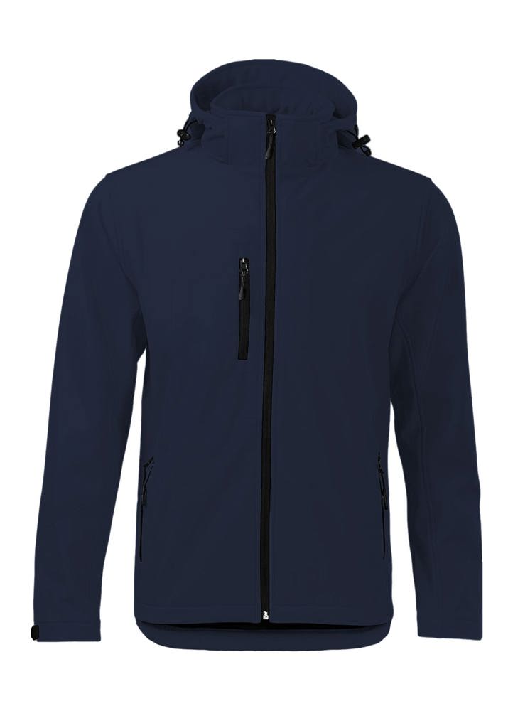 BS Storm softshell jas, 340 gr/m² - met logo of onbedrukt bestellen - Navy (PMS 5395C)