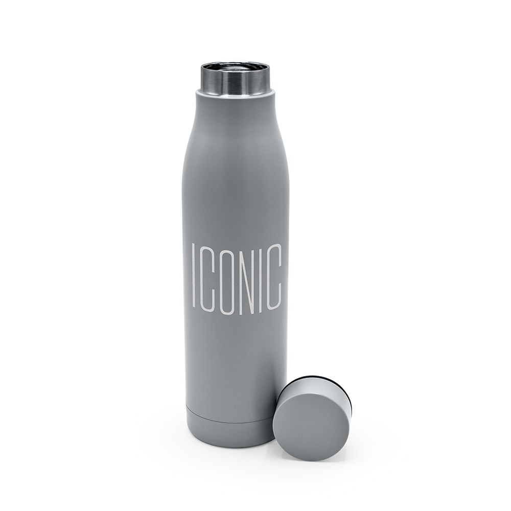 Acuara fles gerecycled roestvrij staal 630 ml - Zilver
