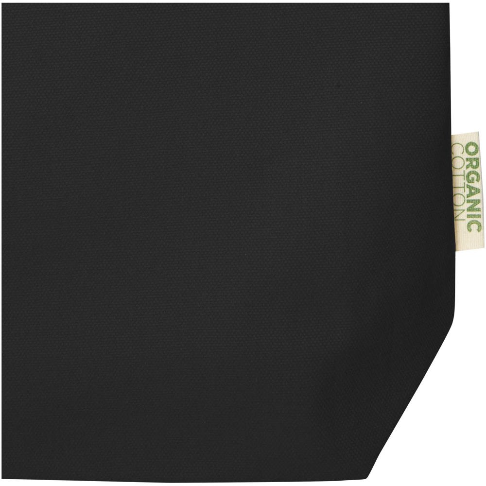 Odisha 180 g/m² OCS biologisch katoenen draagtas met brede bodem 11L