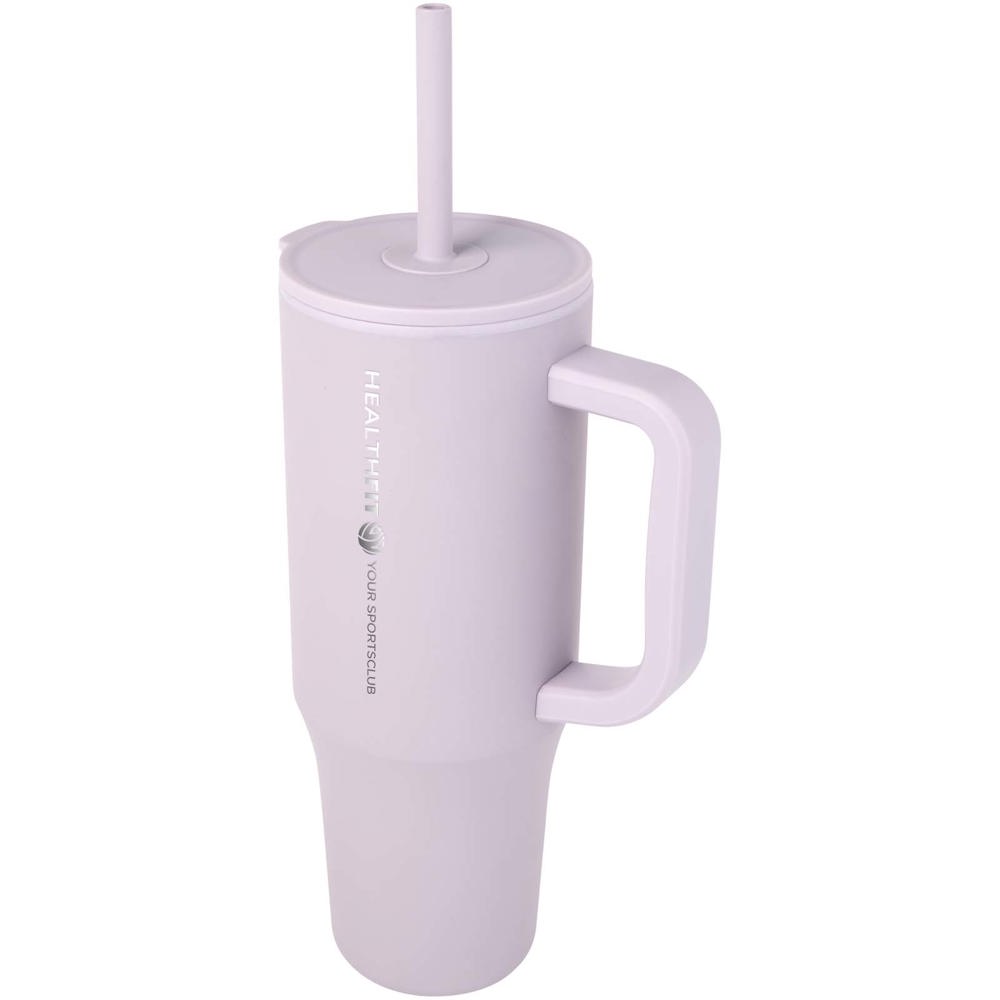 Brady 900 ml RCS gecertificeerde geïsoleerde beker met siliconen rietje