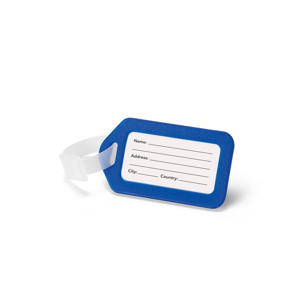 FINDO. Bagagelabel van PP - kopen of bedrukken - Royal Blauw